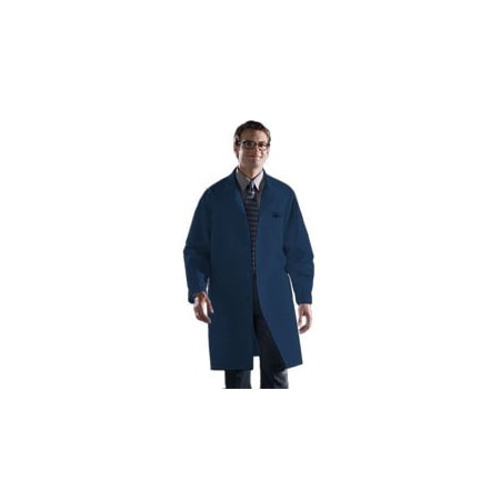 Medline Knee Length Lab Coat, Navy, XX-Large 83044RNNXXL